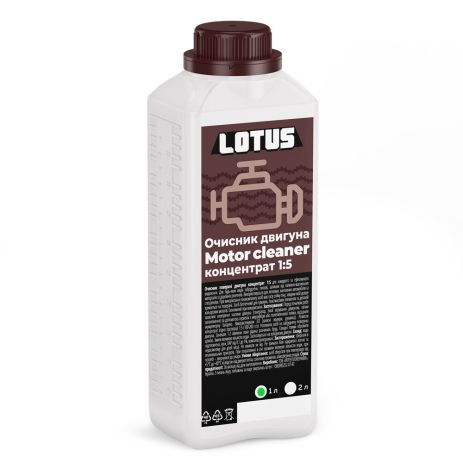 Очищувач двигуна концентрат 1:5 Lotus Motor Cleaner 1 л