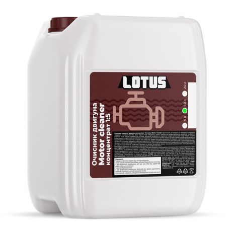 Очищувач двигуна концентрат 1:5 Lotus Motor Cleaner 10 л