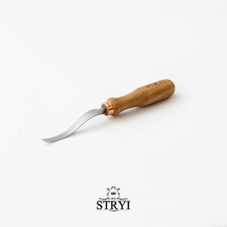 Стамеска клюкарза плоская 5мм STRYI Profi для вырезания из дерева, арт. 110005