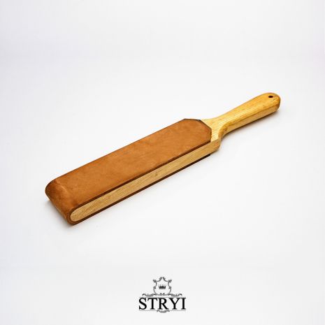 Брусок двусторонний STRYI с кожаным покрытием для правки и заточки инструмента, 360*70*25мм, арт. 803707