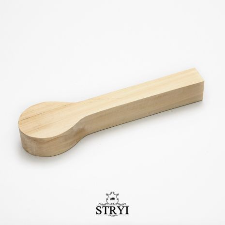 Деревянная заготовка ложки STRYI для вырезания, липа, 255*60*35мм, арт.702555
