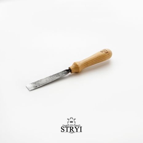 Стамеска отлогая 20 мм STRYI Standard для художественной резьбы по дереву, арт. 201520
