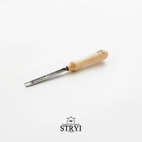 Стамеска полукруглая 10мм STRYI Standard для художественной резьбы по дереву, арт. 201910