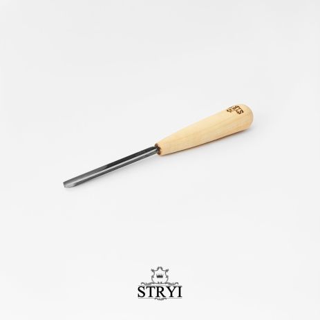 Стамеска угловая 60°, 5 мм STRYI Standard для резьбы по дереву, арт. 201605