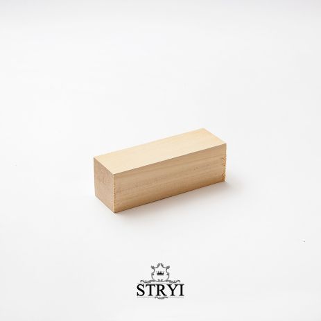 Брус дерев'яний STRYI для вирізування фігурки, липа, 150*50*50 мм, арт.701505