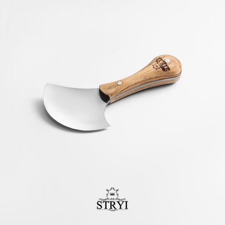 Шерфовальный нож для срезания кожи STRYI Profi 100мм полумесяц, арт. 181014