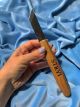 Нож-косяк 40°, 25мм STRYI Profi для вырезания из дерева (граненая рукоять), арт. 184025