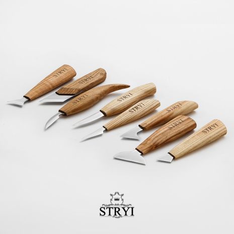 Набір ножів для різьблення по дереву STRYI, арт. 508002