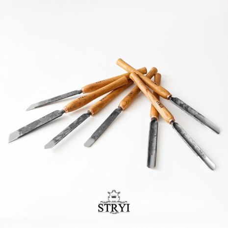 Профессиональный набор токарных резцов по дереву STRYI Standard 7шт, арт. 607005
