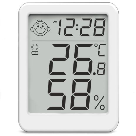 Умный Bluetooth термогигрометр для дома UChef YZ-6046b с соединением со смартфоном и мониторингом температуры и влажности.