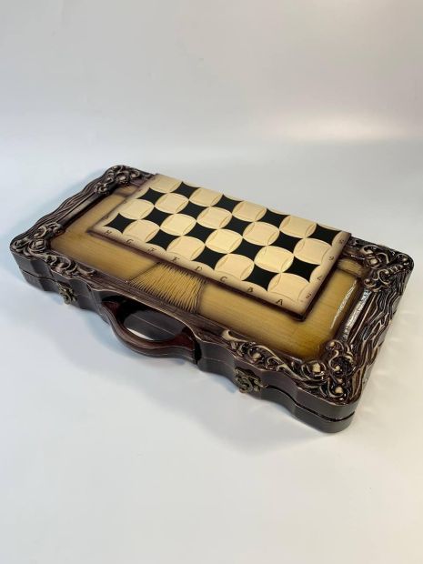 Шахи з дерева, 60×30×10см, арт.191006, виконані виключно вручну, ексклюзивний подарунок