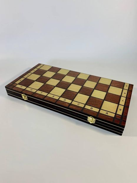 Шахматы, шашки, нарды 49×24 см, 3в1 подарок для любителей стратегий, арт. 198014