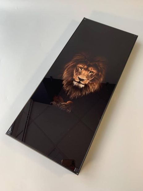 Нарди зі скла Лев, 61×27×5 см, арт. 250002