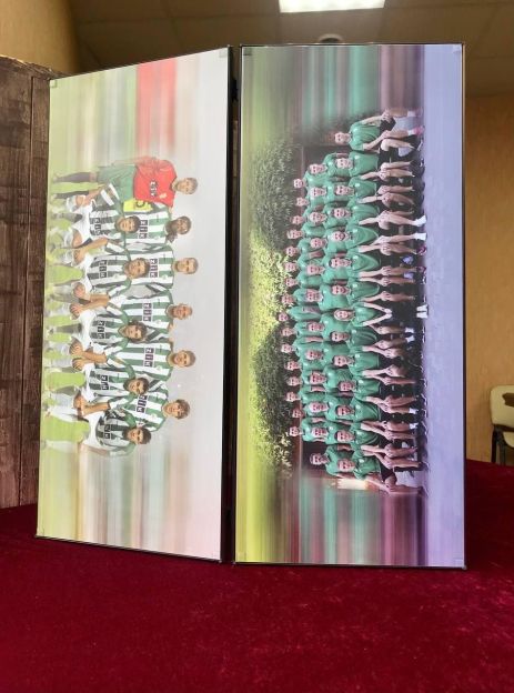 Нарды из стекла, футбольная команда "Карпаты", индивидуальный дизайн, 61×27×5 см, арт. 250026
