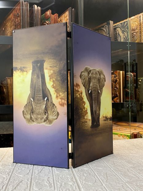 Нарды из стекла, Слон, 61×27×5 см, арт. 250019