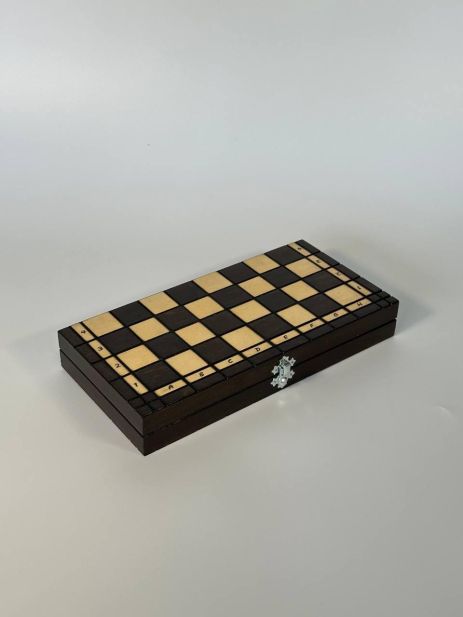 Шахи дерев'яні, дорожні, 31×15,5 см, арт 194010
