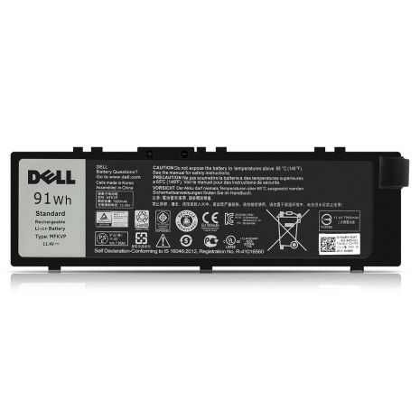 Батарея для ноутбука Dell Precision 15 7510 7520 M7510 17 7710 7720 M7710 (MFKVP 11.4V 7950mAh 91Wh)