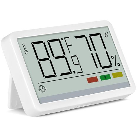 Цифровой комнатный термометр-гигрометр UChef YZ-6049, термогигрометр с индикатором комфортной температуры и влажности