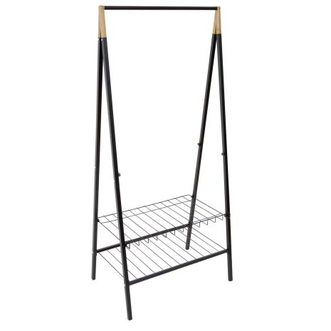 Стійка для одягу Casa Si Garment Rack Bamboo Black (CS92308W04)