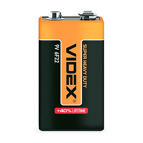 Батарейка солевая Videx 6F22/9V Крона