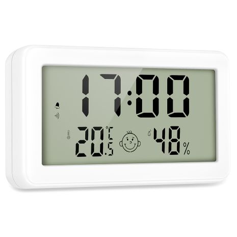 Цифровой термометр - гигрометр UChef CX-1206, термогигрометр с будильником/часами/календарем/индикатором комфорта
