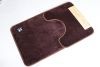 Набір килимків для ванної кімнати 80*50 см+ 40*50 см Monfino MF-5213/darkbrown