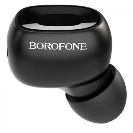 Bluetooth гарнітура BOROFONE BC28 Блискучий звук MINI бездротова гарнітура Black