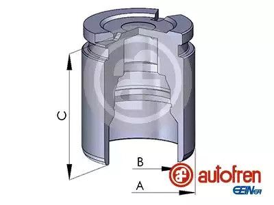 Поршень тормозного суппорта, caddy iii/iv/ t4/ golf AUTOFREN SEINSA (D02519)