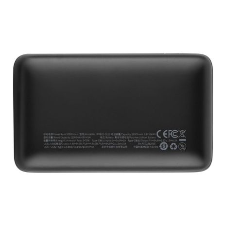 Универсальная мобильная батарея Baseus Bipow Pro Digital Display Fast Charge 20000mAh 22.5W Black (PPBD030001)