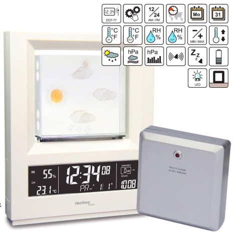 Метеостанція цифрова Technoline WS6620 White (WS6620)