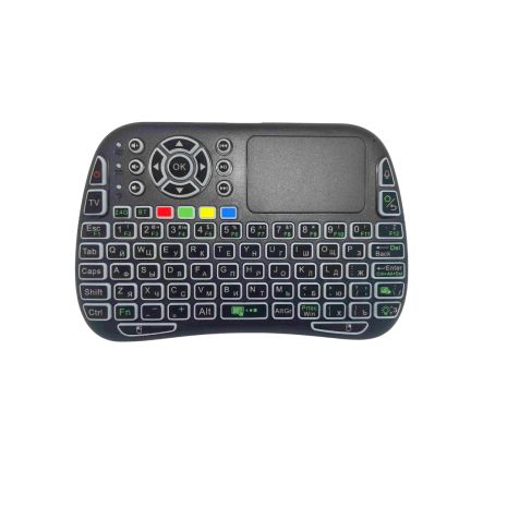 Бездротова міні-клавіатура M9 з голосовим керуванням та підсвічуванням (Bluetooth + 2,4Ghz + літієва батарея + EN/RU)
