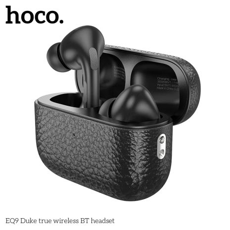 Бездротові TWS навушники Hoco EQ9 вакуумні black