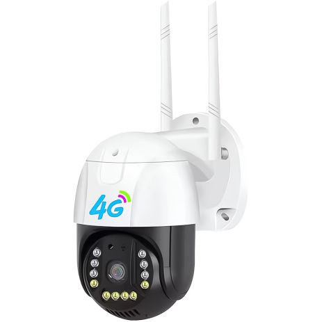 Вулична поворотна 4G камера відеоспостереження uSafe OC-01-PTZ, під сим карту, 2 МП, 1080P
