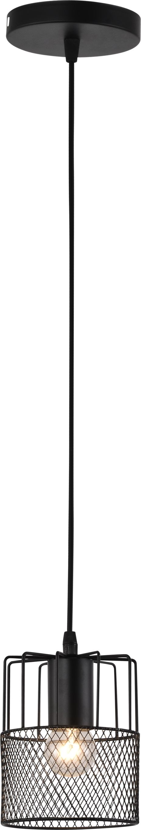 Люстра підвісна в стилі лофт Sirius XA3212/1 BK чорна