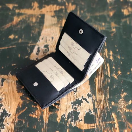 Шкіряний гаманець портмоне GS чорний