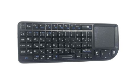 Rii Mini X1 2.4G Бездротова повітряна клавіатура з сенсорною панеллю та мишею (RT-MWK01 UA)