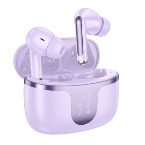 Бездротові TWS навушники Hoco EQ10 вакуумні purple