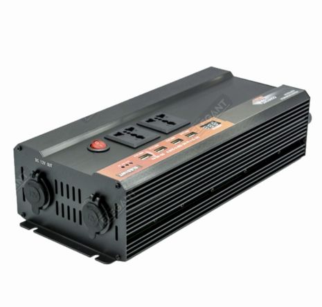 Преобразователь напряжения 12V-220V 2000W 4000W 4USB 2 Розетки 220V 2 Розетки 12V Elegant 101 402