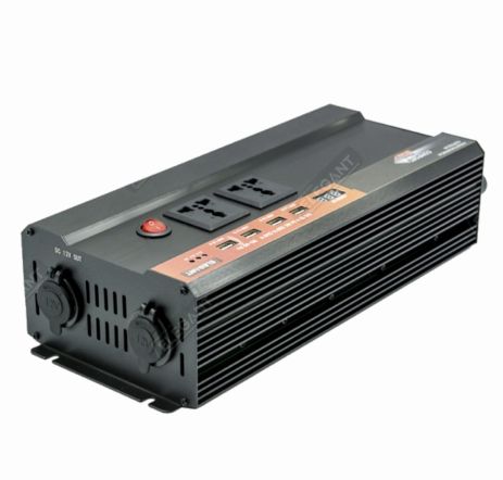 Перетворювач напруги 12V-220V 2000W 4000W 4USB 2 Розетки 220V 2 Розетки 12V Elegant 101 402