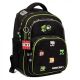 Рюкзак шкільний напівкаркасний Yes Minecraft S-91 два відділення фронтальна кишеня бічні кишені розмір 38*29*13см чорний