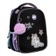 Школьный рюкзак Yes Magic Rainbow Unicorn H-100, каркасный, два отделения, два боковых кармана, размер: 35*28*15см