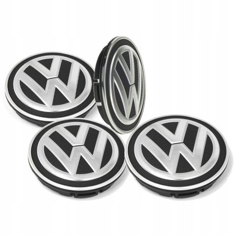 Ковпачки заглушки на литі диски Volkswagen 56/52мм 4шт 6CD601171