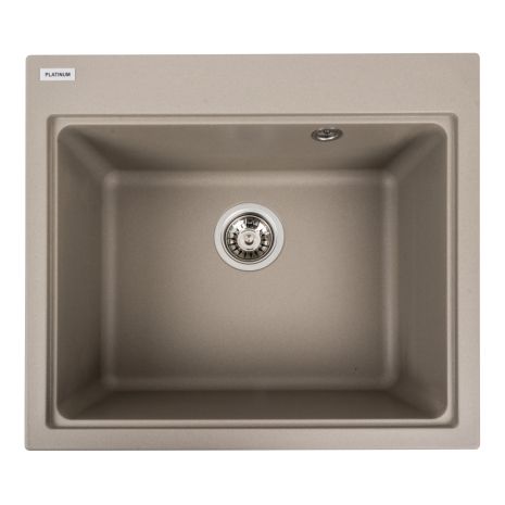 Гранітне миття для кухні Platinum 5852 VESTA матовий Титан