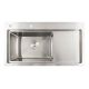 Кухонна мийка нержавіюча сталь 78*43 L Platinum Handmade (два отвори, круглий сифон 3,0/0,8)