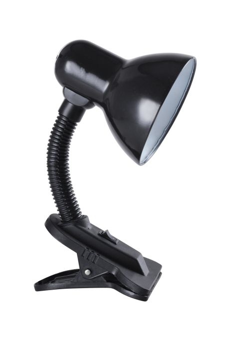 Лампа настільна Sirius TY 1108B на одну лампочку з чорним прищіпкою