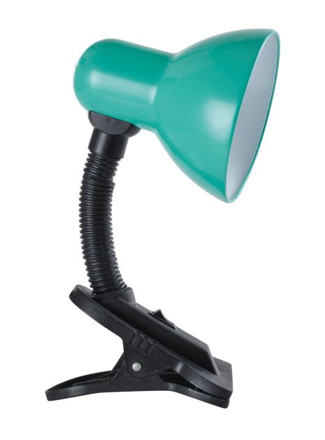 Лампа настільна Sirius TY 1108B на одну лампочку з прищіпкою (зелена)