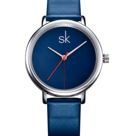 Жіночий годинник Shengke Blue 1378