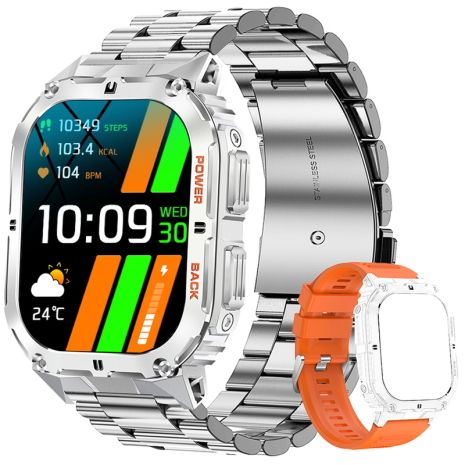 Смарт часы Smart Respect X Silver c компасом UWatch 1606