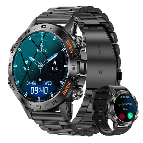 Смарт часы Smart Delta K52 Black, 2 ремешка UWatch 1612
