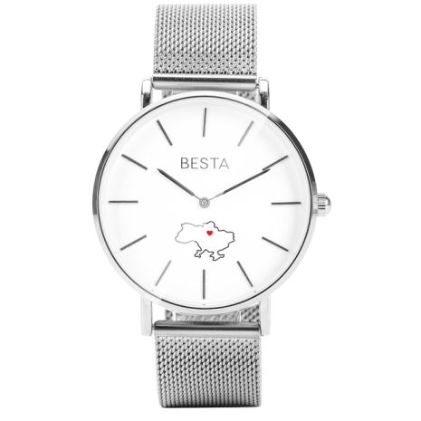 Женские часы Besta Love UA Silver 1616